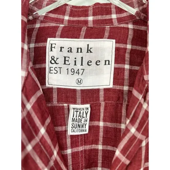Frank & Eileen Red Plaid Blouse - Picture 6 of 6